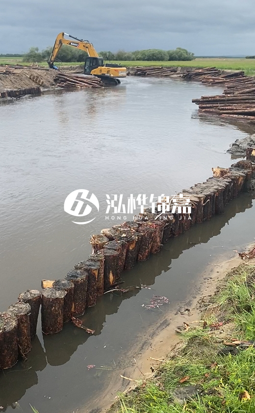 4米松木樁能用于圍堰工程嗎？4 米松木樁打樁深度要多少？