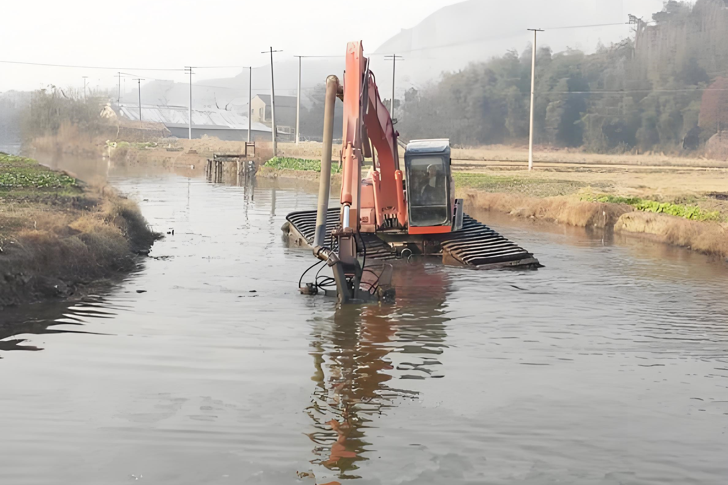 重慶渝中水上挖機清淤隊 - 魚塘清淤的成本大概是多少？