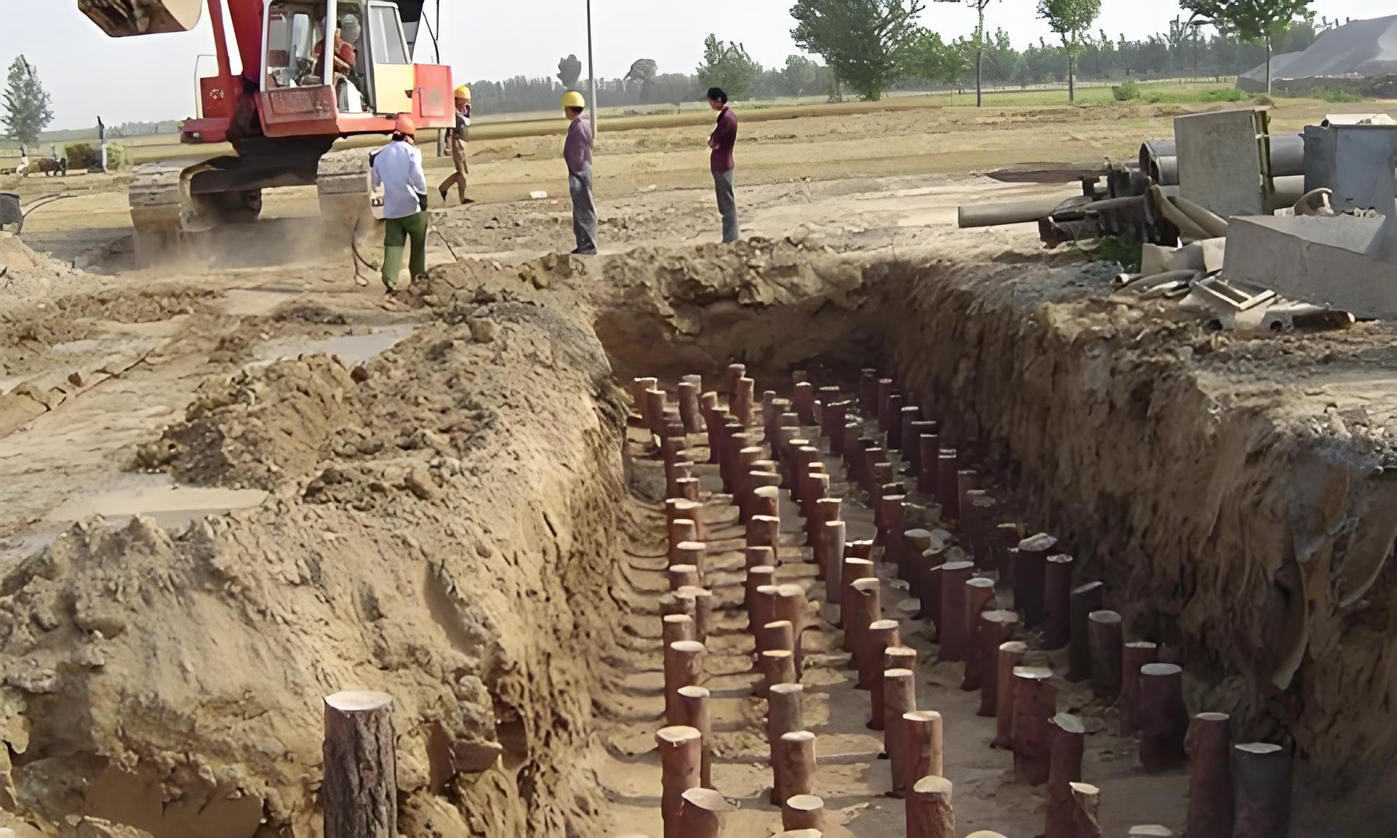 松木樁批發(fā)廠家泓樺錦嘉-地基加固打松木樁是否能解決沉降問(wèn)題？