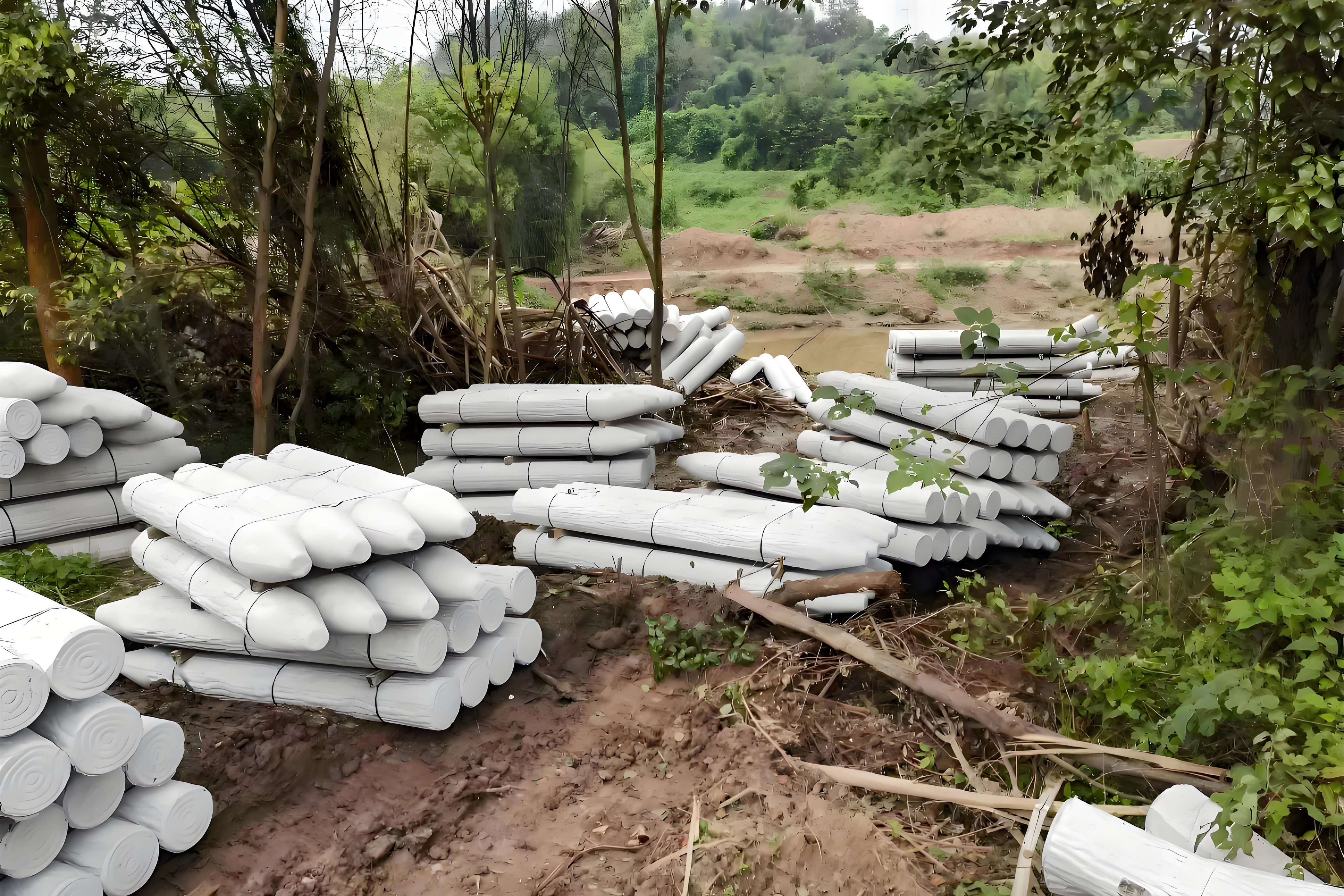 水泥樁批發(fā)廠家泓樺錦嘉-仿木樁施工后出現(xiàn)松動該怎么加固？